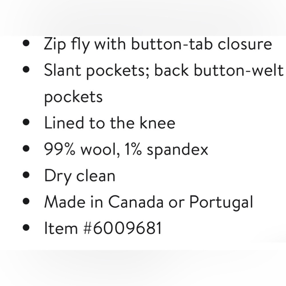 Peter Millar Harker Flat Front Solid Stretch Wool… - image 7